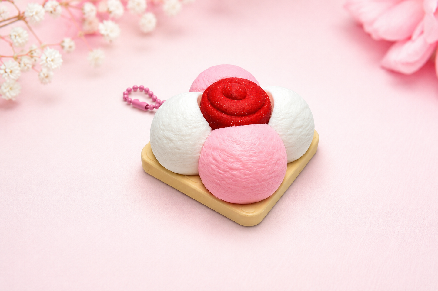 Galleta de Bombón Fidget Clicker – Mexican Candy-Inspired Keychain