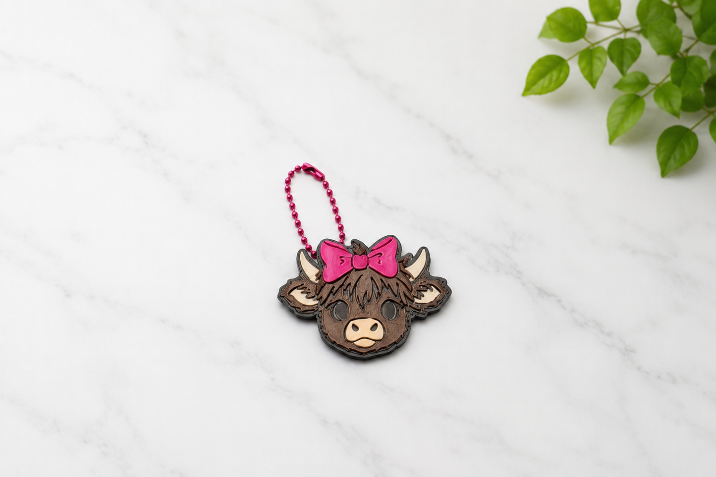 Highland Cow Can Tab Opener | Cute 3D Printed Drink Accessory