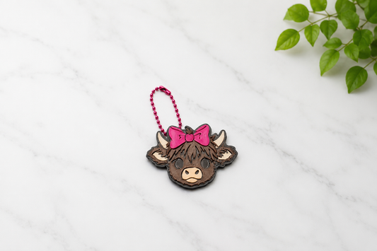 Highland Cow Can Tab Opener | Cute 3D Printed Drink Accessory